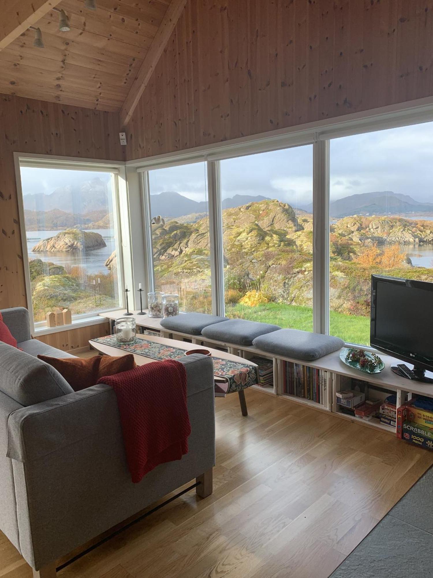 Unique Private Cabin In Lofoten Leknes Exteriör bild